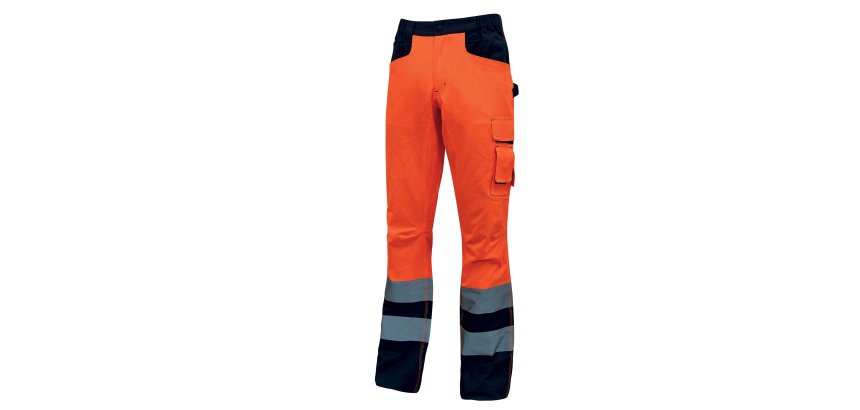 Pantalone invernale alta visibilità U-Power Beacon, arancio fluo