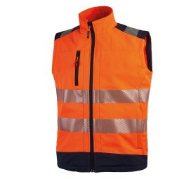 Gilet alta visibiltà U-Power Softshell Dany, arancio fluo