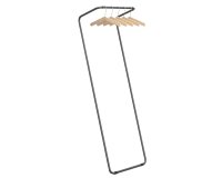 Stand appendiabiti Wall - 52 x 32 x 157 cm - Alba