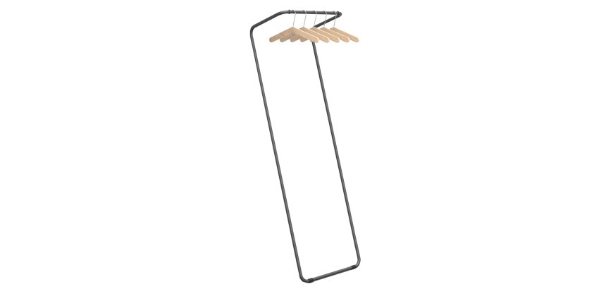 Stand appendiabiti Wall - 52 x 32 x 157 cm - Alba