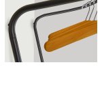 Stand appendiabiti Wall - 52 x 32 x 157 cm - Alba