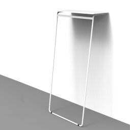 Stand appendiabiti Art - 85 x 57 x 165 cm - bianco - Alba