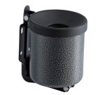 Posacenere murale Nido - diametro 9,5 cm - H 13,5 cm - 0,5 L - metallo verniciato - silver punteggiato - Medial