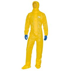 Tuta di protezione Deltachem - taglia XXL - giallo - Deltaplus