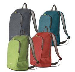 Zaino Ready - colori assortiti - in tessuto tecnico - 28x44x15cm - InTempo
