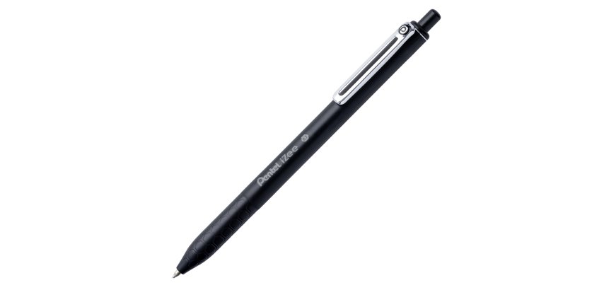 Penna a sfera a scatto iZee - punta 0,7 mm - nero - Pentel