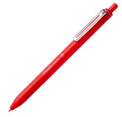 Penna a sfera a scatto iZee - punta 0,7 mm - rosso - Pentel
