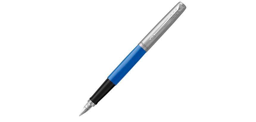 Penna stilografica Jotter Original - punta M - fusto blu - Parker