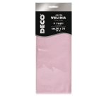 Carta velina - 50 x 76 cm - 20 gr - rosa - Deco - busta 5 fogli