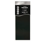 Carta velina - 50 x 76 cm - 20 gr - nero - Deco - busta 5 fogli