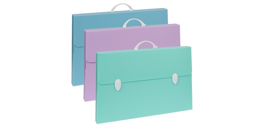 Valigetta Polionda Every Line Pastel - 36,5x56,5 cm - dorso 5,5 cm - Favorit