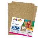 Juta naturale - 23 x 33 cm - Deco - conf. 6 pezzi