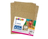 Juta naturale - 23 x 33 cm - Deco - conf. 6 pezzi