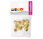 Sonagli - dim. 14,5 mm - in metallo - oro - Deco - conf. 10 pezzi