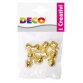 Sonagli - dim. 14,5 mm - in metallo - oro - Deco - conf. 10 pezzi