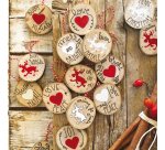 Fettine di legno naturale - CWR - conf. 100 pezzi