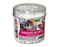 Palline di neve in polistirolo - Deco - barattolo 350 ml