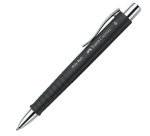 Penna a sfera a scatto Poly Ball - Punta 0,7 mm - fusto nero - Faber-Castell