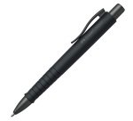 Penna a sfera a scatto Poly Ball - Punta 0,7 mm - fusto all black - Faber-Castell