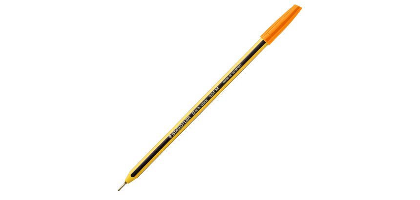 Penna a sfera Noris Stick - punta 1,0 mm - arancione - Staedtler - conf. 10 pezzi