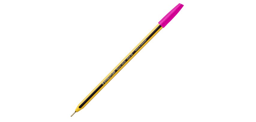 Penna a sfera Noris Stick - punta 1,0 mm - magenta - Staedtler - conf. 10 pezzi