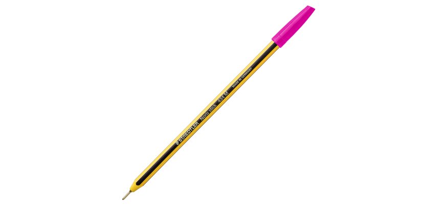Penna a sfera Noris Stick - punta 1,0 mm - magenta - Staedtler - conf. 10 pezzi