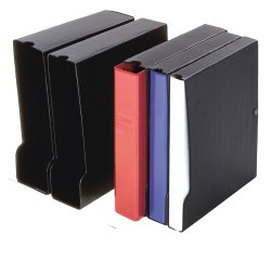 Custodia per raccoglitore 100 - 22 x 30 cm - dorso 13,5 cm - A4 - nero - Sei Rota