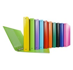 Raccoglitore Nettuno - 22 x 30 cm - 4 anelli a R 30 mm - dorso 3,5 cm - colori assortiti - Sei Rota