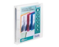 Raccoglitore personalizzabile Lumina - 4 anelli tondi 30 mm - 22 x 30 cm – PP - trasparente - Favorit