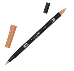 Pennarello Dual Brush N977 - saddle brown - Tombow