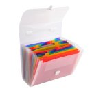 Classificatore valigetta con maniglia - cristallo - 33x29cm - 24 tasche - Exacompta