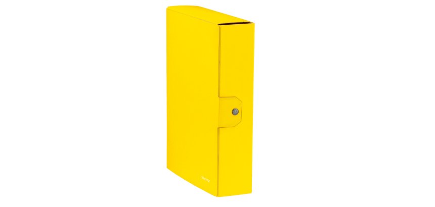 Scatola progetto WOW - dorso 8 cm - giallo - Leitz