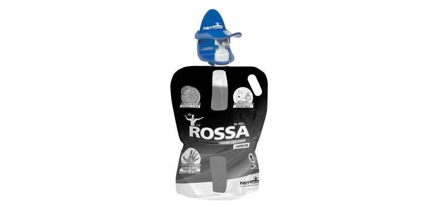 Supporto a muro T-Duck per sacche ricarica T-Bag - 3 L - blu - Nettuno