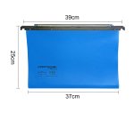 Cartella sospesa Cartesio PP - cassetto - PPL - interasse 39 cm - fondo U - 37 x 25 cm - blu - Bertesi