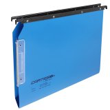 Cartella sospesa Cartesio PP - armadio - PPL - interasse 33 cm - fondo U - 33 x  28 cm - blu - Bertesi