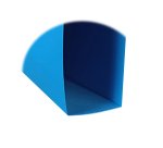 Cartella sospesa Cartesio PP - armadio - PPL - interasse 33 cm - fondo U - 33 x  28 cm - blu - Bertesi