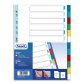 Divisori Neutri a 12  tacche - PP - A4 - colori assortiti - Favorit