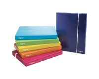 Cartella con elastico - PPL - colori assortiti - dorso 50 mm - Colorosa