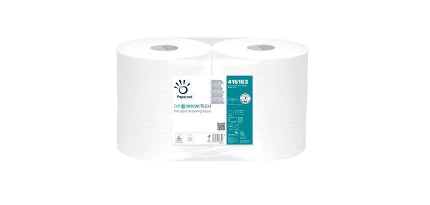 Carta igienica Maxi Jumbo - 8,9 cm x 500 mt - diametro 25 cm - goffratura micro - 26 gr - Papernet