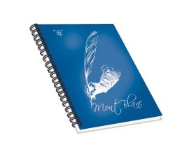 Blocco Montblanc - spiralato - 22x29,7cm - 4 fori - microperforato - 80gr - 70 fogli - 1 rigo - Pigna