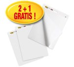 Lavagna adesiva Meeting Chart - bianco - Post-It - Promo pack 2+1 pezzi