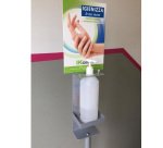Piantana da terra - con supporto - per dispenser regolabile - 140 cm - CWR