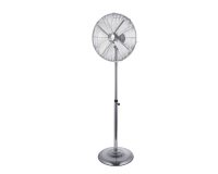 Ventilatore Cromo da terra - 3 velocità - 60 W - pala diametro 45 cm - 45 x 45 x 170 cm - metallo cromato - CFG