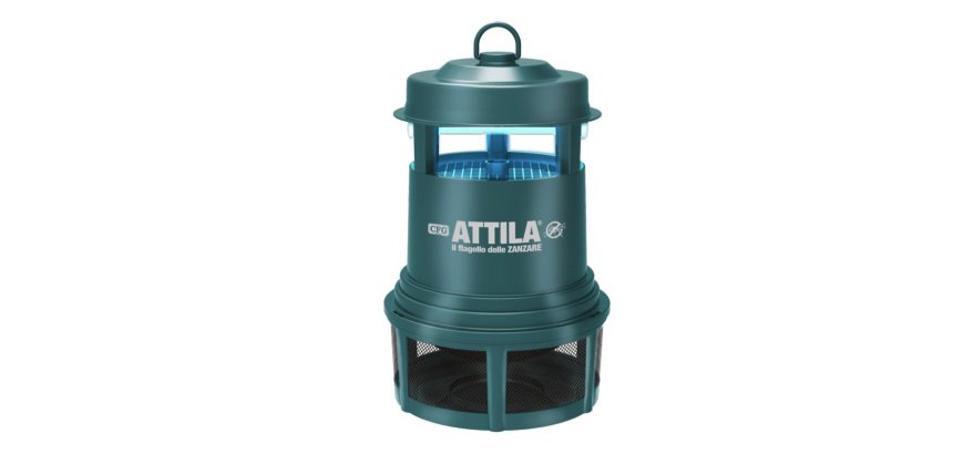Zanzariera Attila - verde - con lampada di scorta - CFG