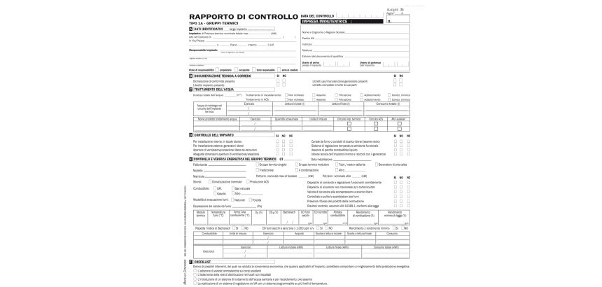 Rapporti controllo efficienza energetica reg. Lombardia - T1 A - 29,7 x 21,4 cm - snap 3c - Edipro - conf. 25 pezzi