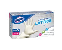 Guanti monouso in lattice - tg. M - Logex Professional - scatola 100 pezzi