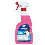 Detergente multisuperficie Sanialc - trigger 750 ml - alcolico - Sanitec