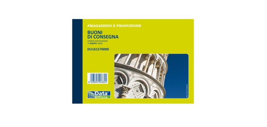 Blocco buoni di consegna - 50/50 copie autoric. - 11,5 x 16,5 cm - DU161570000 - Data Ufficio