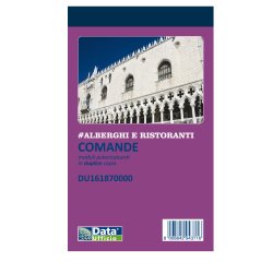 Blocco comande - 25/25 copie autoricopianti - 16,8 x 10 cm - DU161870000 - Data Ufficio