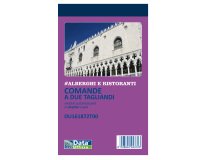 Blocco comande 2 tagliandi - 25/25 copie autoricopianti - 16,8 x 10 cm - DU161872T00 - Data Ufficio